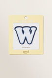 Made By Me Chenille Initial Patch  W  hi-res