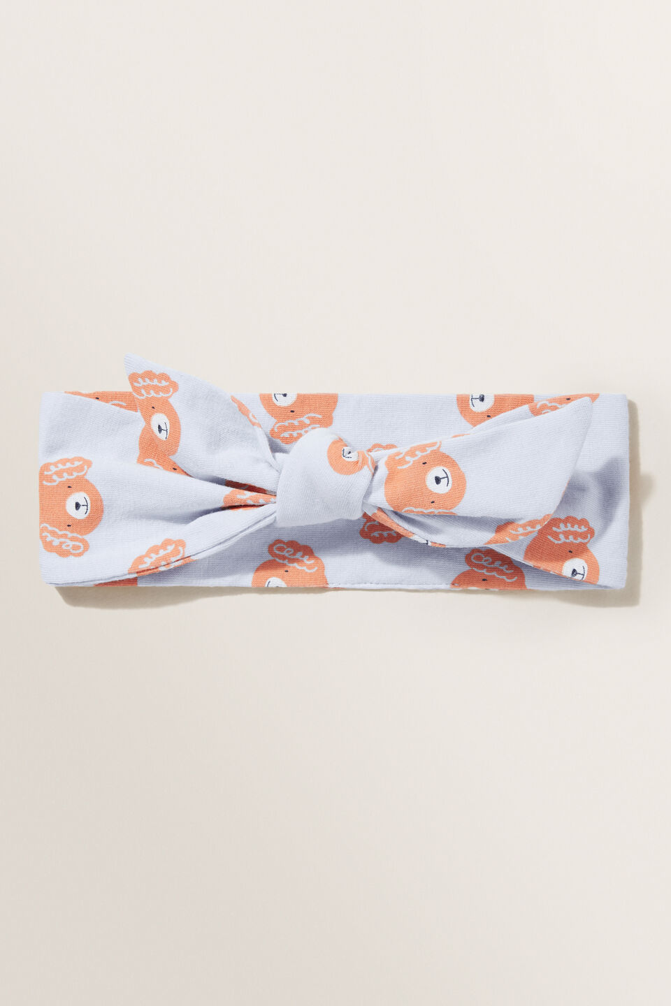 Poodle Headband  Baby Blue