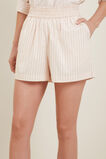 Stripe Voile Short  Pale Blossom Stripe  hi-res