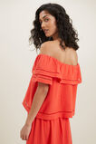 Cheesecloth Ladder Top  Chilli Red  hi-res