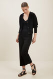 Boucle Knit Cardigan  Black  hi-res