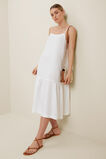 Core Linen Full Hem Midi Dress  Whisper White  hi-res