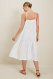 Core Linen Full Hem Midi Dress  Whisper White  hi-res