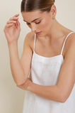 Core Linen Full Hem Midi Dress  Whisper White  hi-res