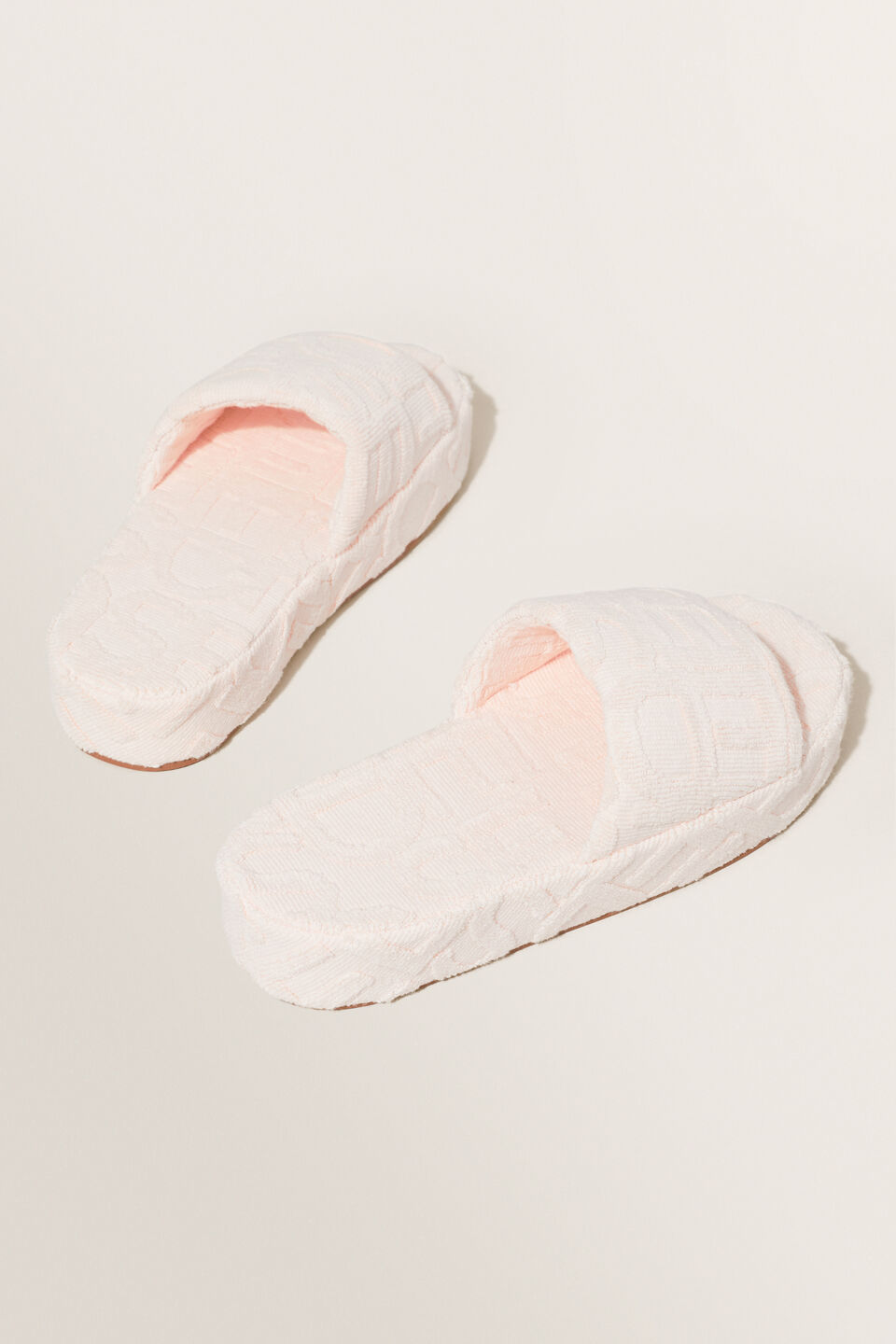 Christa Terry Towel Sandal  Pale Blossom