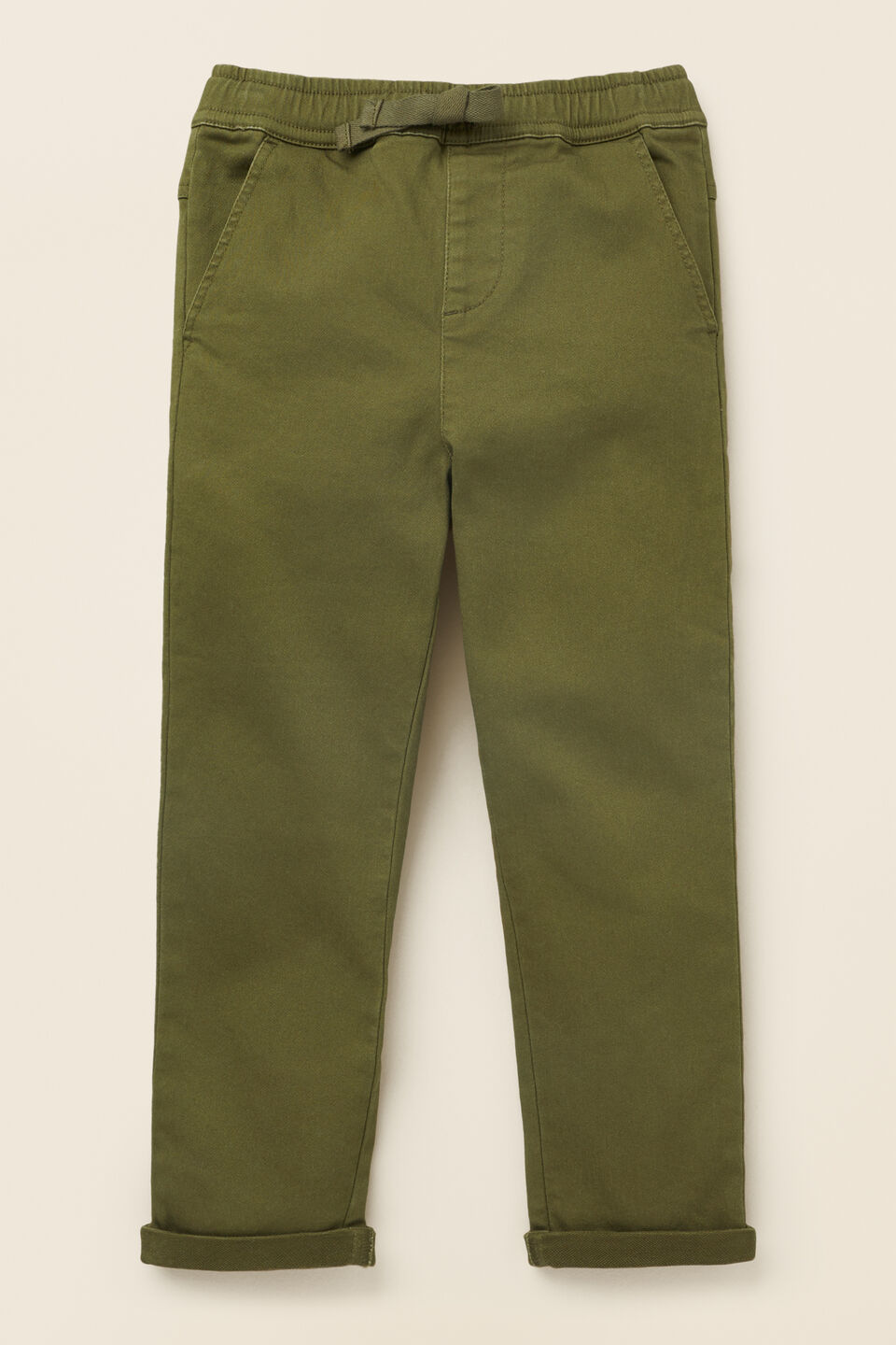 Core Logo Chino  Army Green