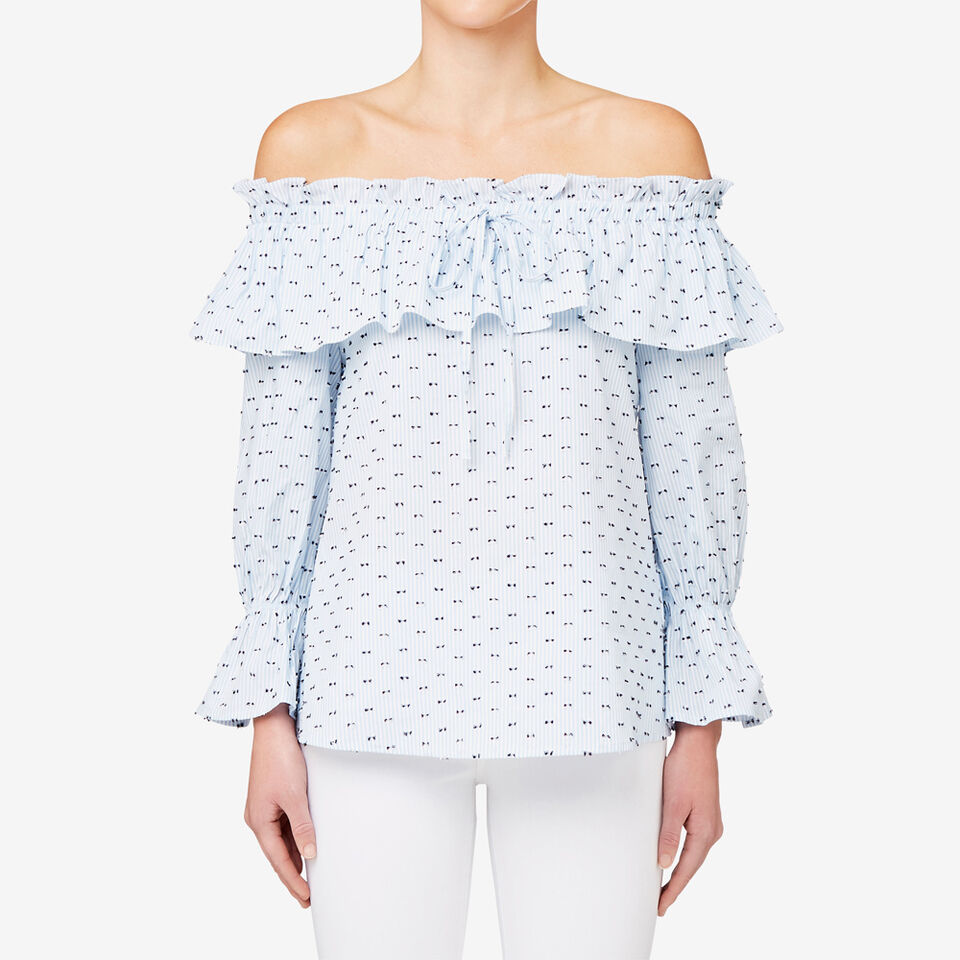 Stripe Dobby Top  