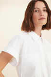 Poplin Crop Shirt  Whisper White  hi-res