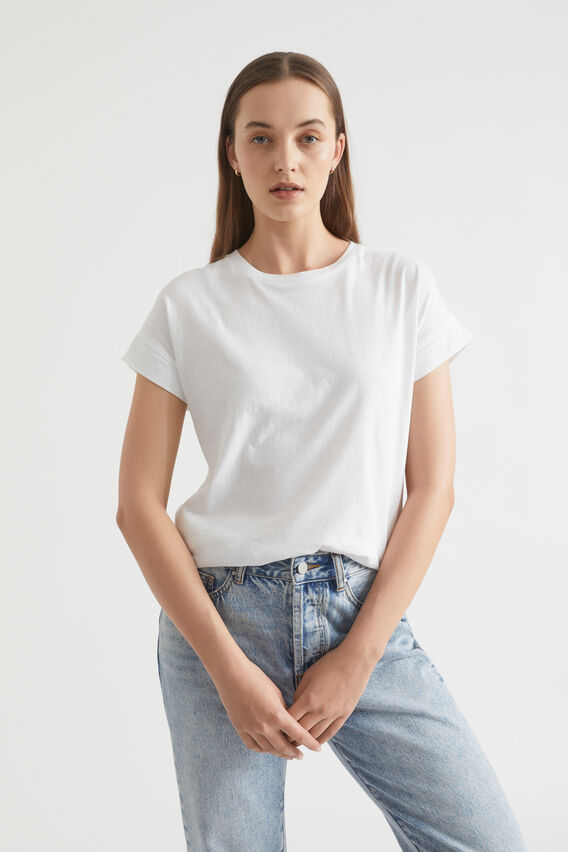 Core Longline Tee  Whisper White  hi-res