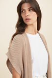 Chunky Knit Gilet  Champagne Beige Marle  hi-res