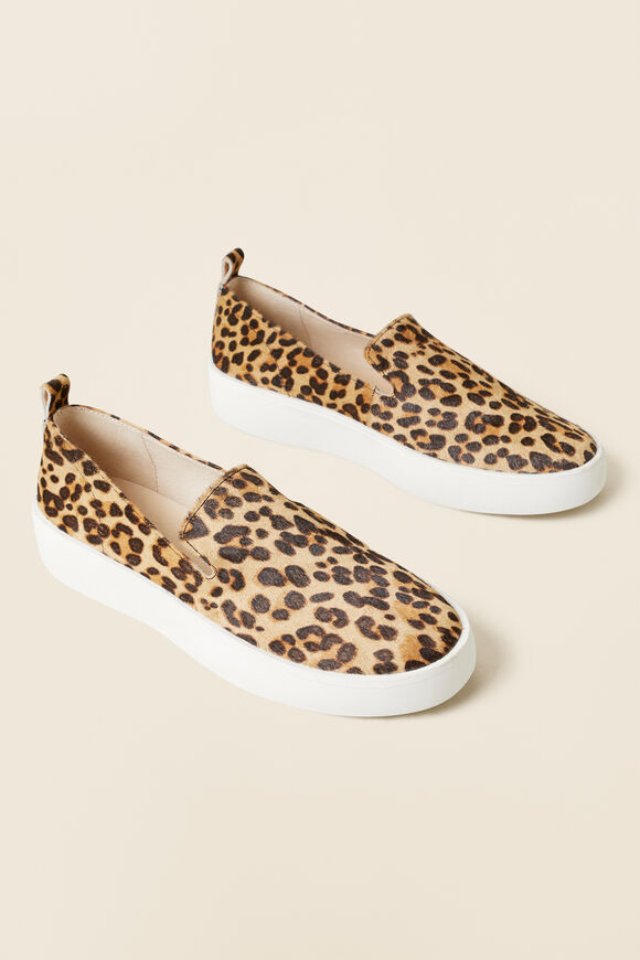 Natalie Suede Slip On Sneaker  Ocelot  hi-res