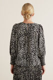 Puff Sleeve Printed Top    hi-res