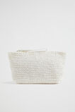 Logo Straw Pouch  White  hi-res
