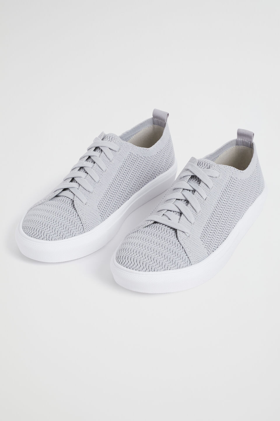 Josie Knit Sneaker  Grey