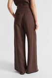 Core Linen Waisted Pant  Deep Raisin  hi-res