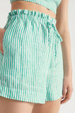 Linen Stripe Short  Deep Teal Stripe  hi-res
