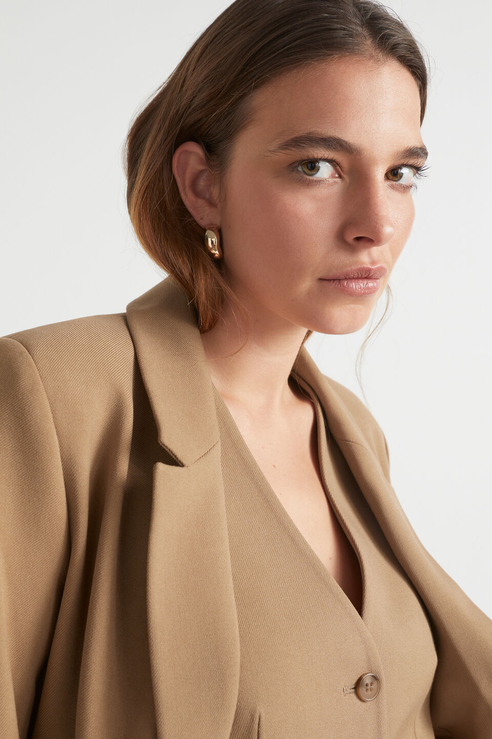 Streamline Blazer  Deep Brass