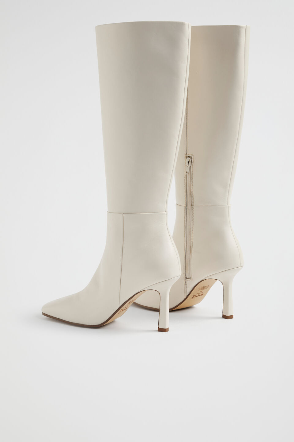 Hailey Tall Boot  Bone