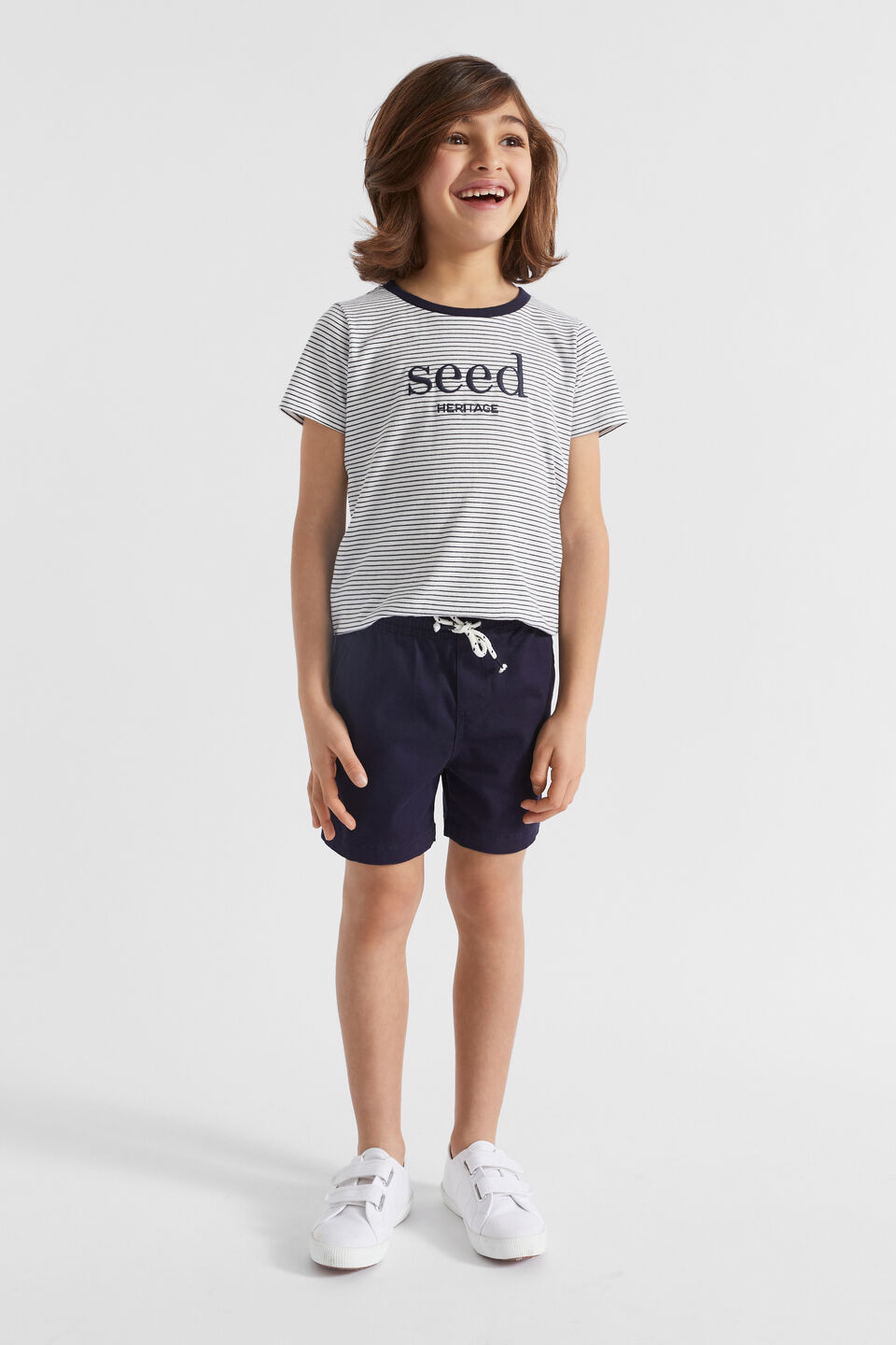 Core Logo Short  Midnight Blue