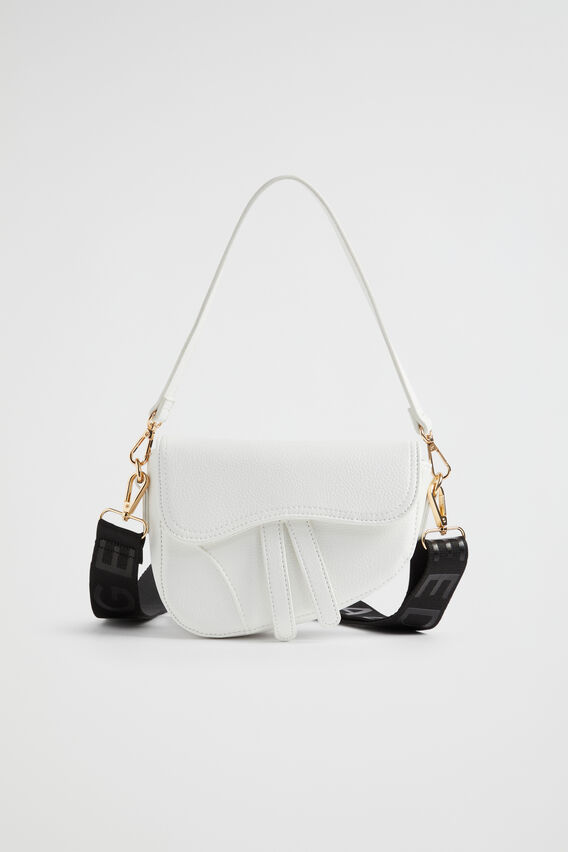 Heritage Saddle Bag  White  hi-res
