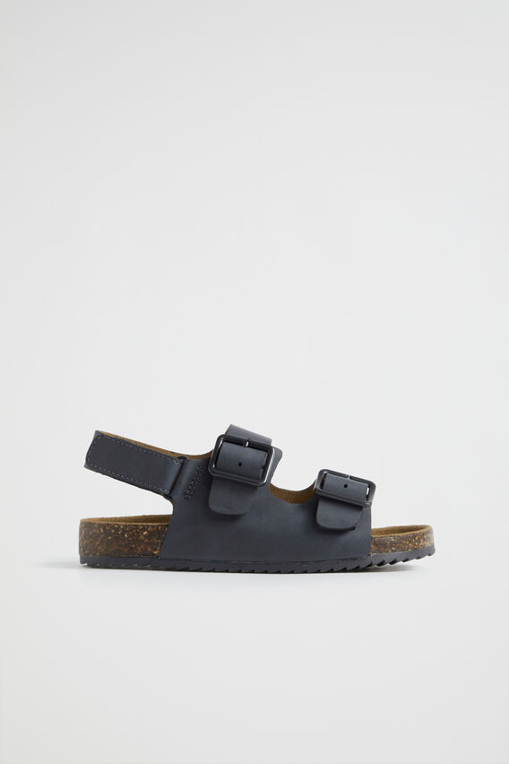 Double Buckle Slide  Navy  hi-res