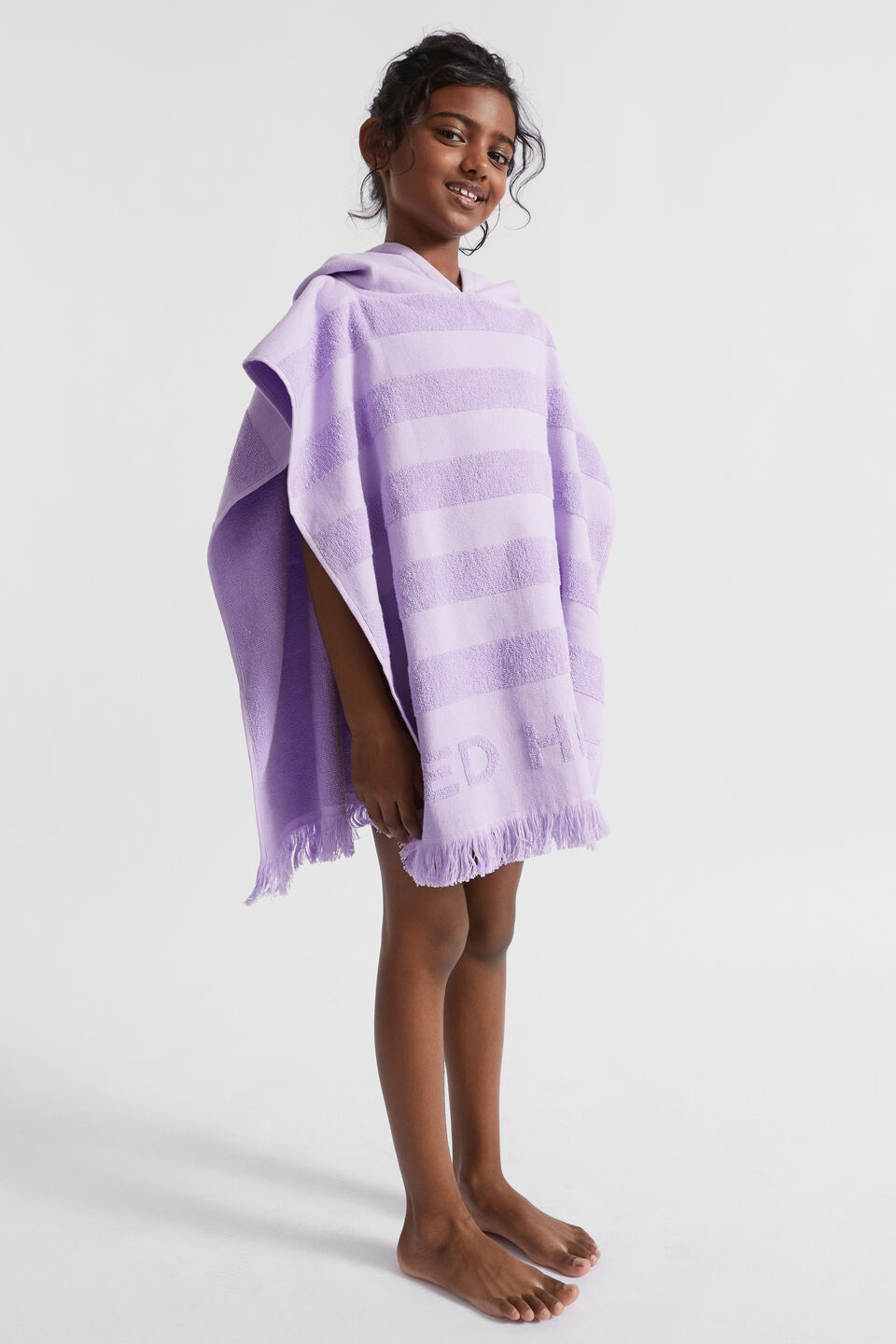 Heritage Terry Poncho  Lavender