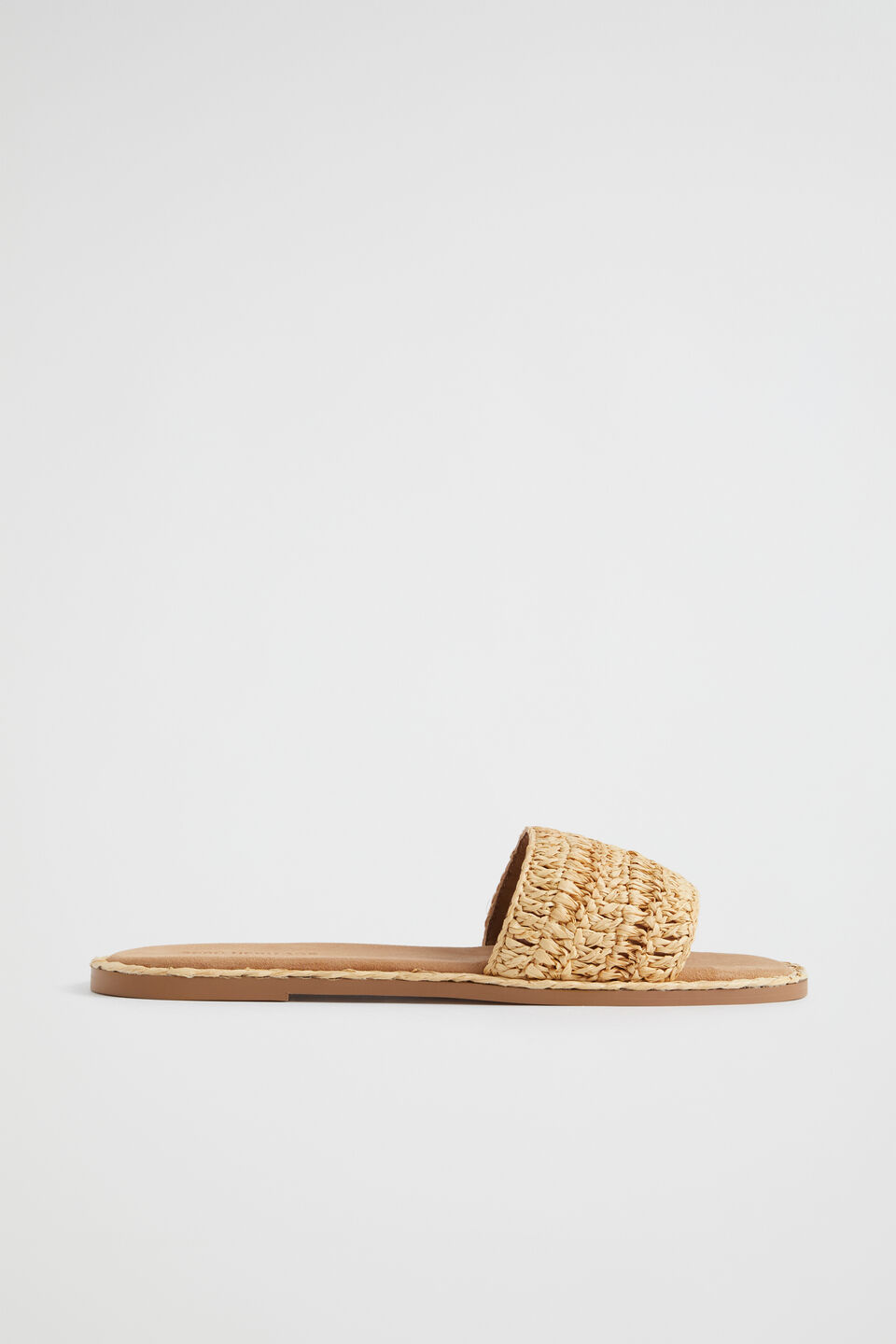 Andi Crochet Slide  Natural