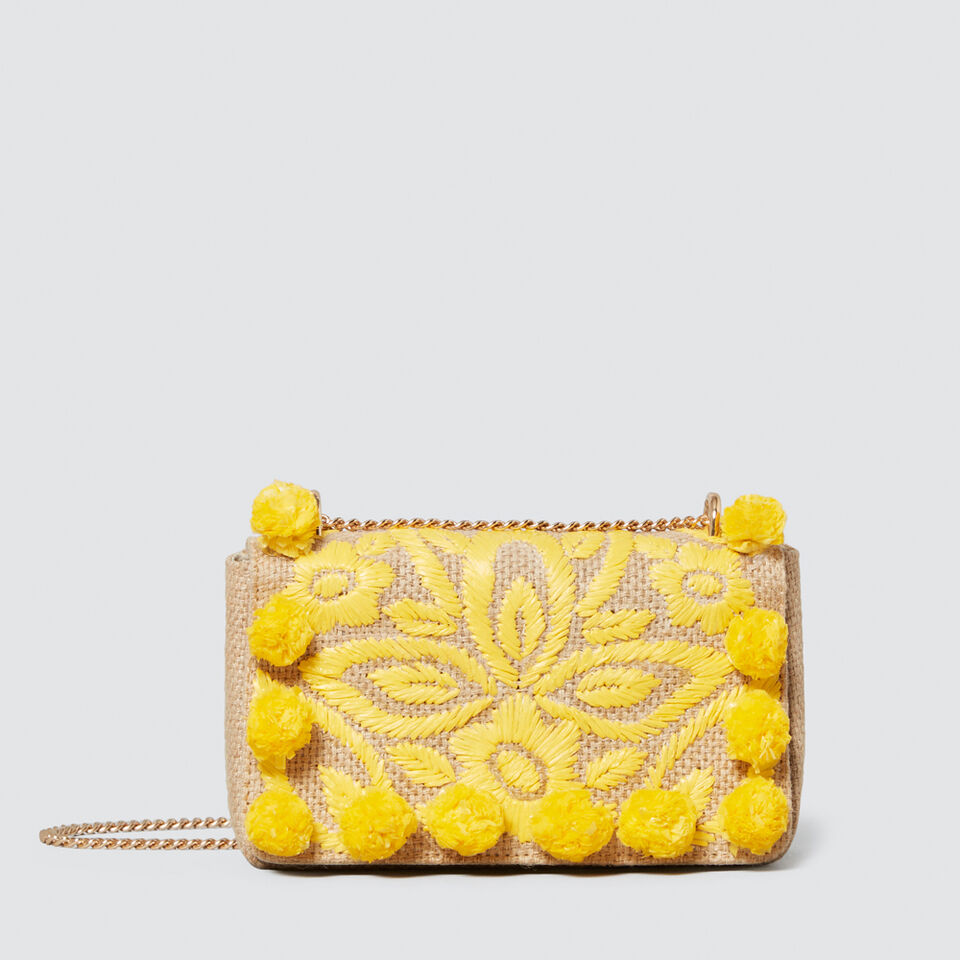 Fiona Pom Pom Clutch  