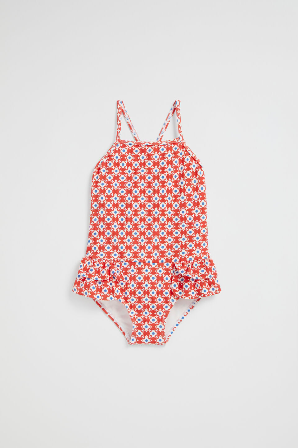 Geo Floral Bather  Watermelon