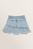 Denim Frill Skirt    hi-res