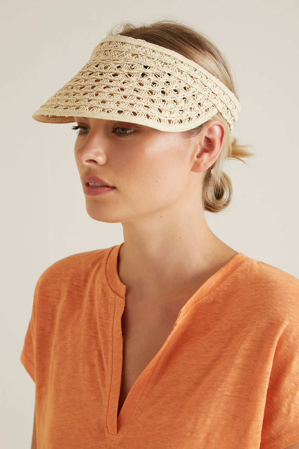 Cutwork Visor  