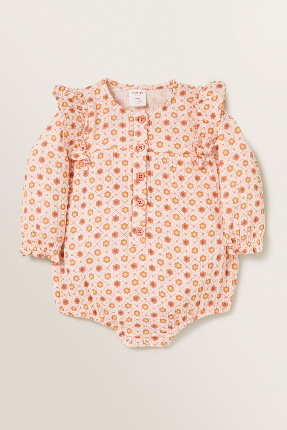 Geo Floral Onesie  