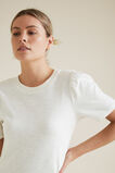 Blouson Sleeve Top  Cloud Cream  hi-res