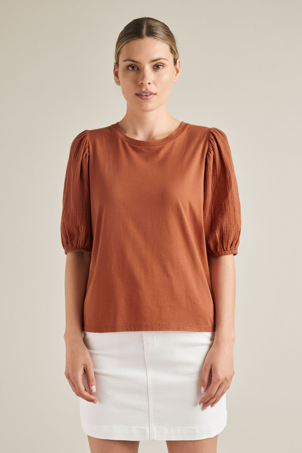 Blouson Sleeve Top  