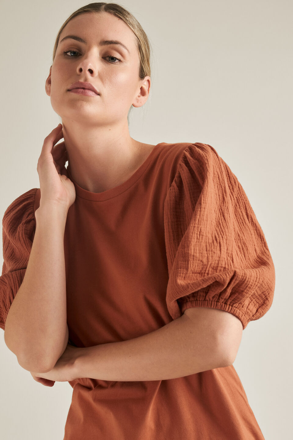 Blouson Sleeve Top  