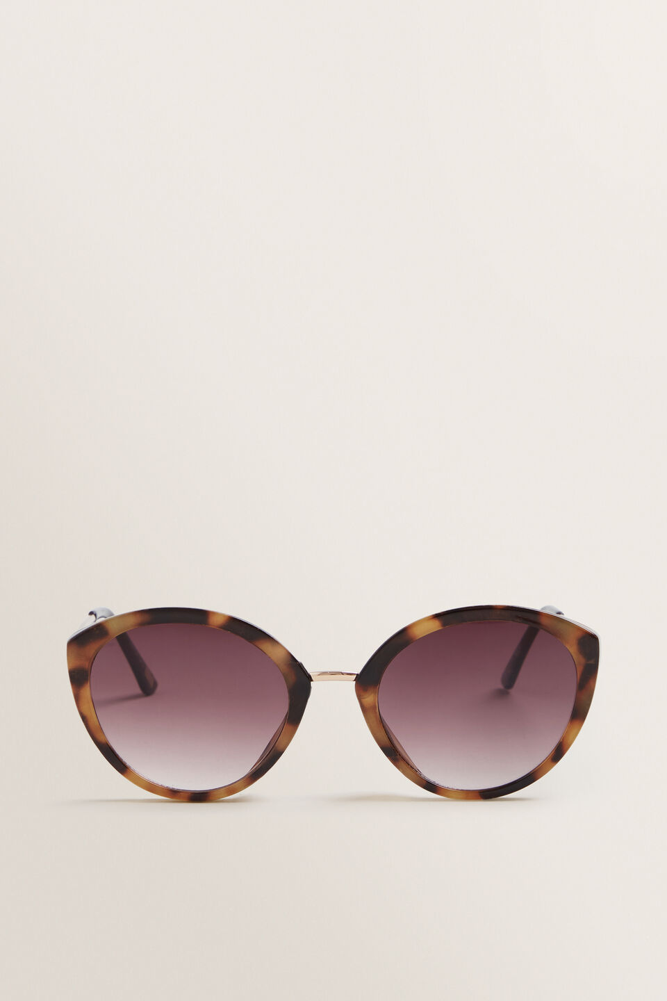 Georgia Cateye Sunglasses  Brown Tort
