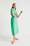 Jersey Cut Out Midi Dress  Jade Green  hi-res
