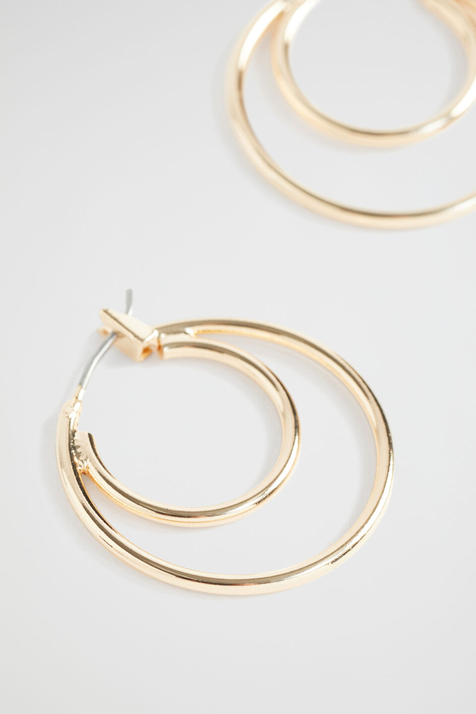 Layered Hoop Earring  Gold