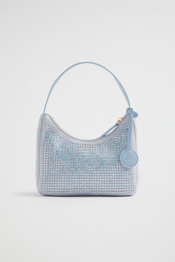 Jewel Mini Hobo Bag  Powder Blue  hi-res