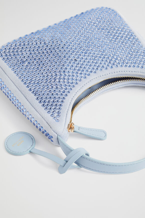 Jewel Mini Hobo Bag  Powder Blue  hi-res