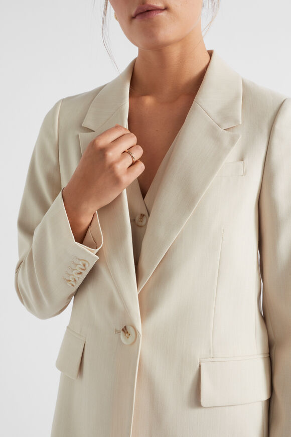 Crossdye Relaxed Blazer  Vanilla Cream Crossdye  hi-res