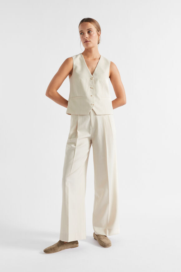 Crossdye Waistcoat  Vanilla Cream Crossdye  hi-res