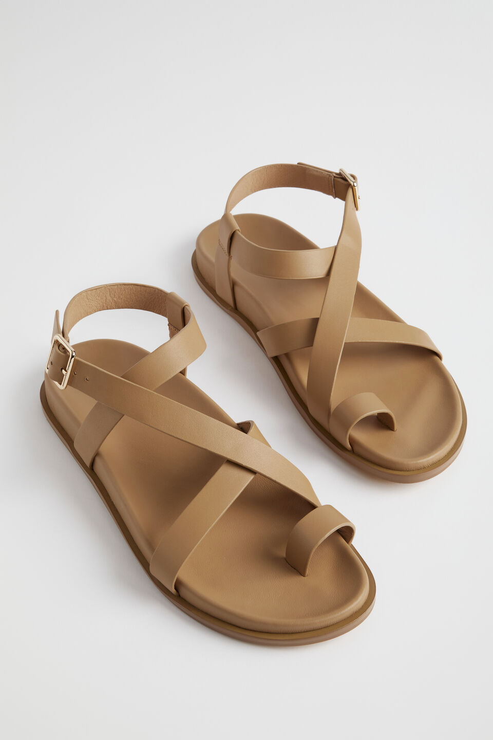 Tori Footbed Sandal  Caramel