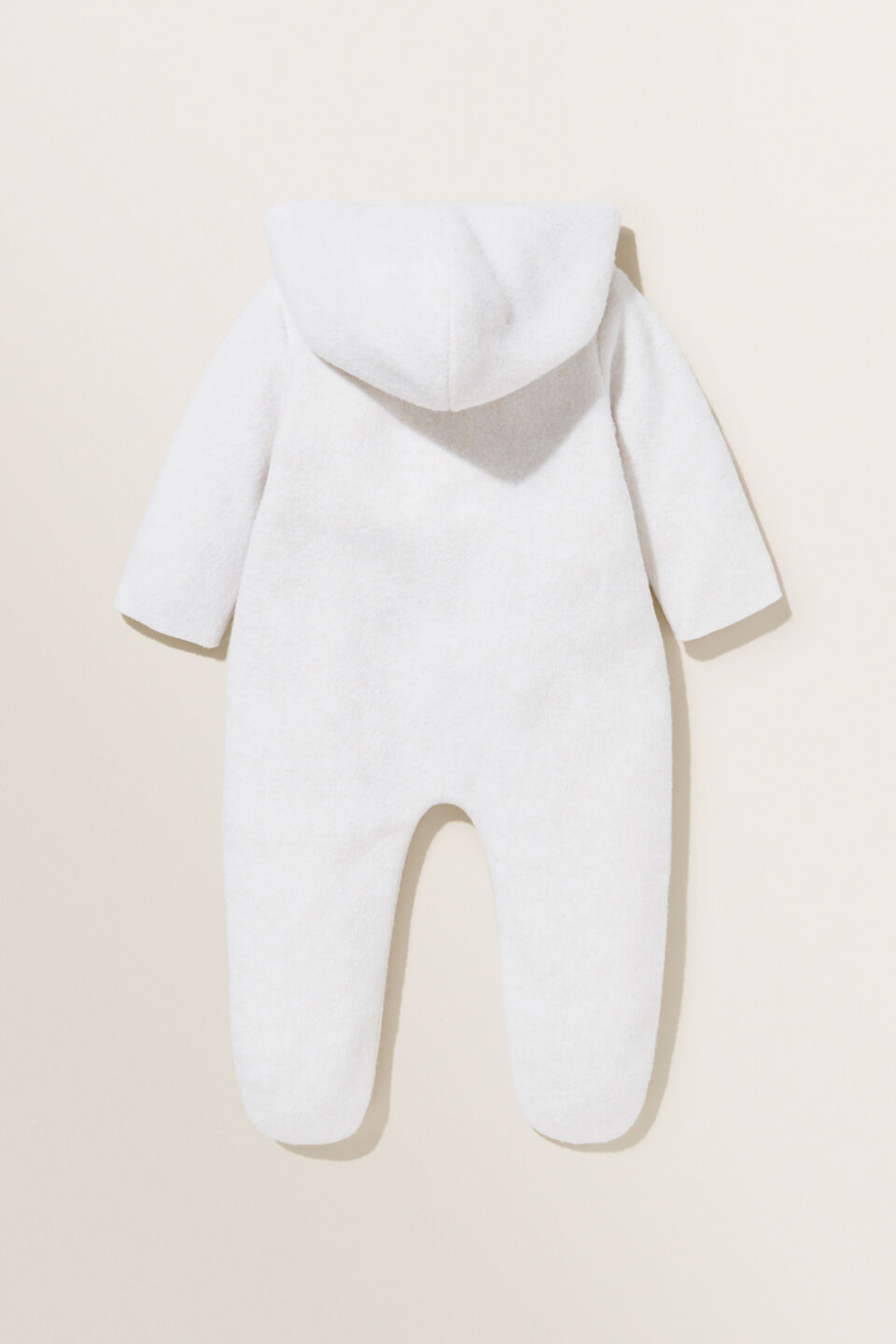 Hooded Fleece Coverall  Snow