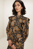 Paisley Frill Blouse  Paisley  hi-res