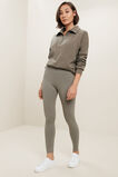 Funnel Neck Sweater  Olive Khaki  hi-res