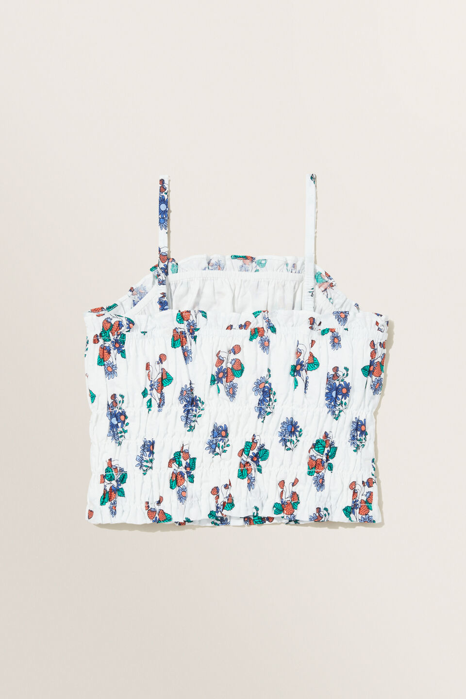 Floral Camisole  Vintage White