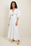 Knot Front Maxi Dress  Whisper White  hi-res