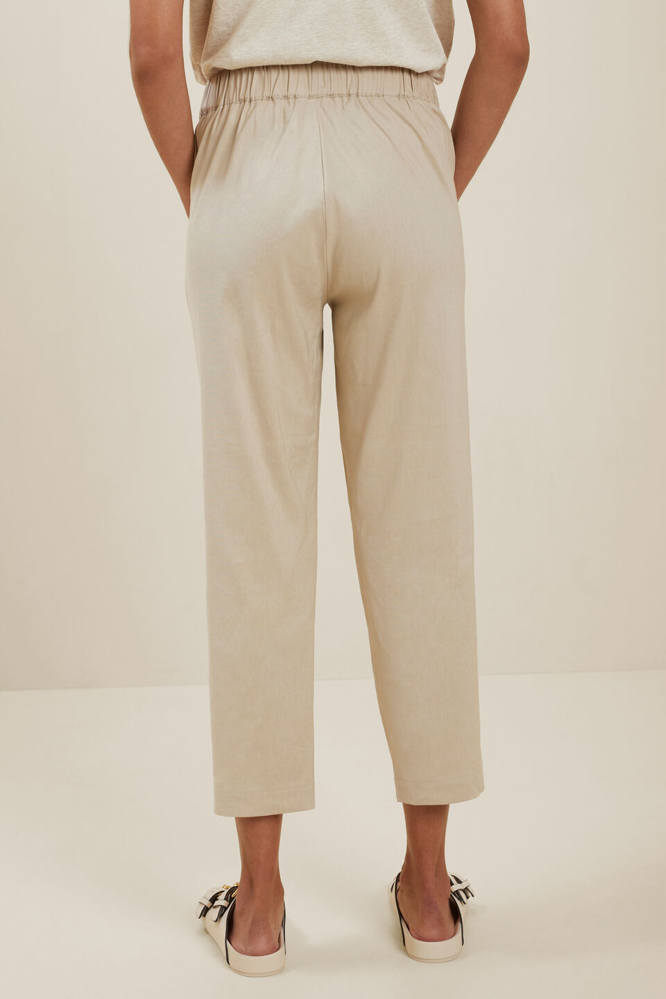 Slim Leg Pull On Pant  Cool Sand