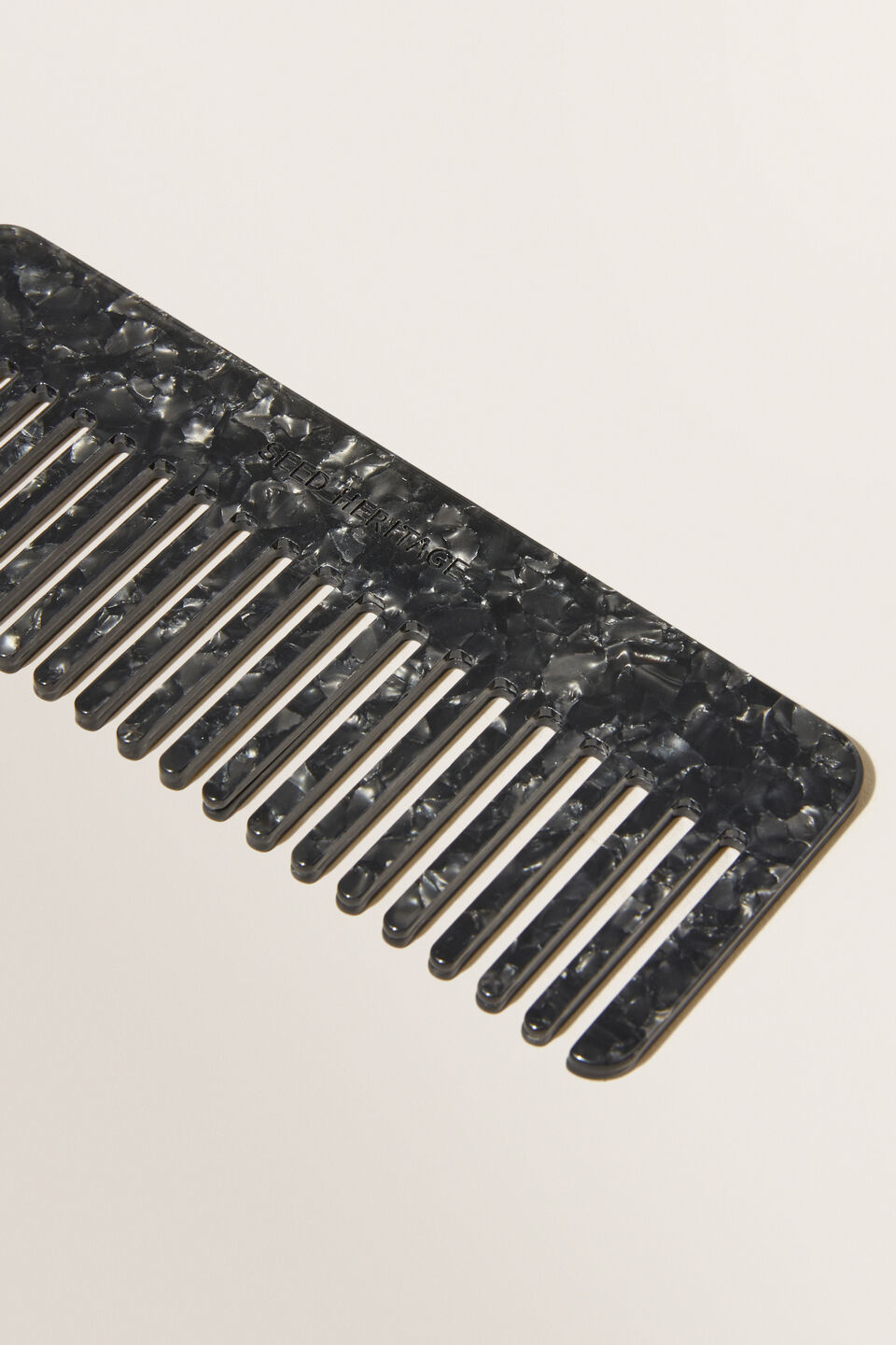 Resin Tort Comb  Black Tort